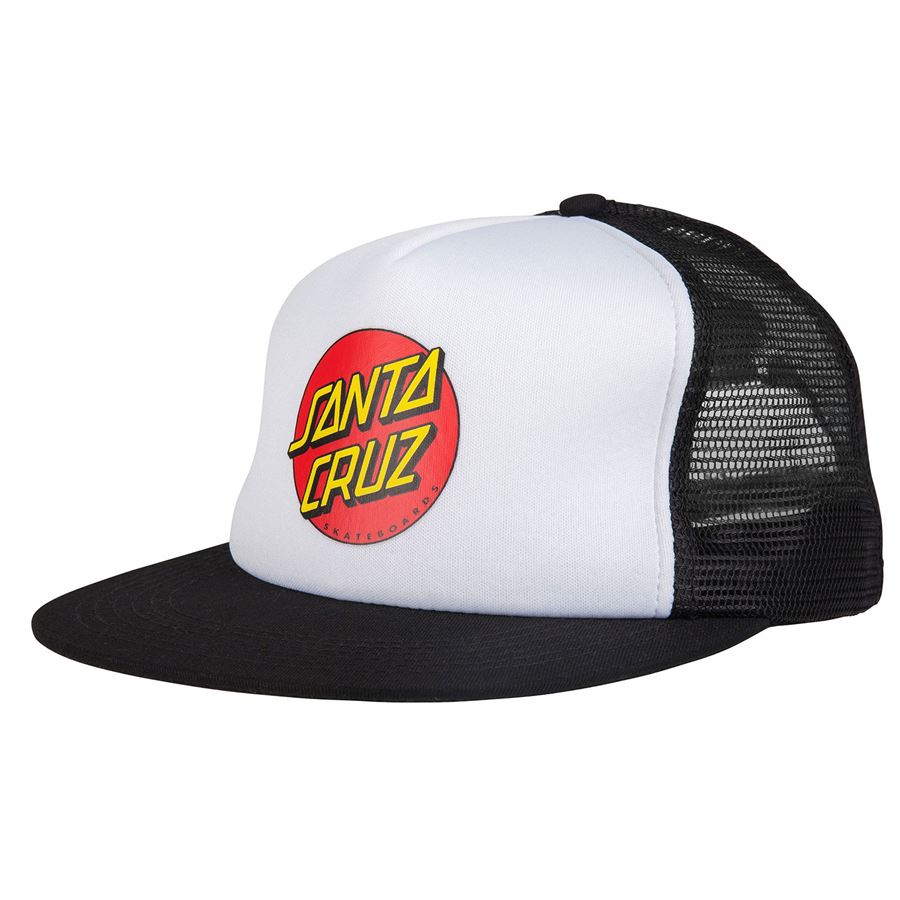 CLASSIC DOT MESHBACK CAP Santa Cruz | SCACAP0115WHBK